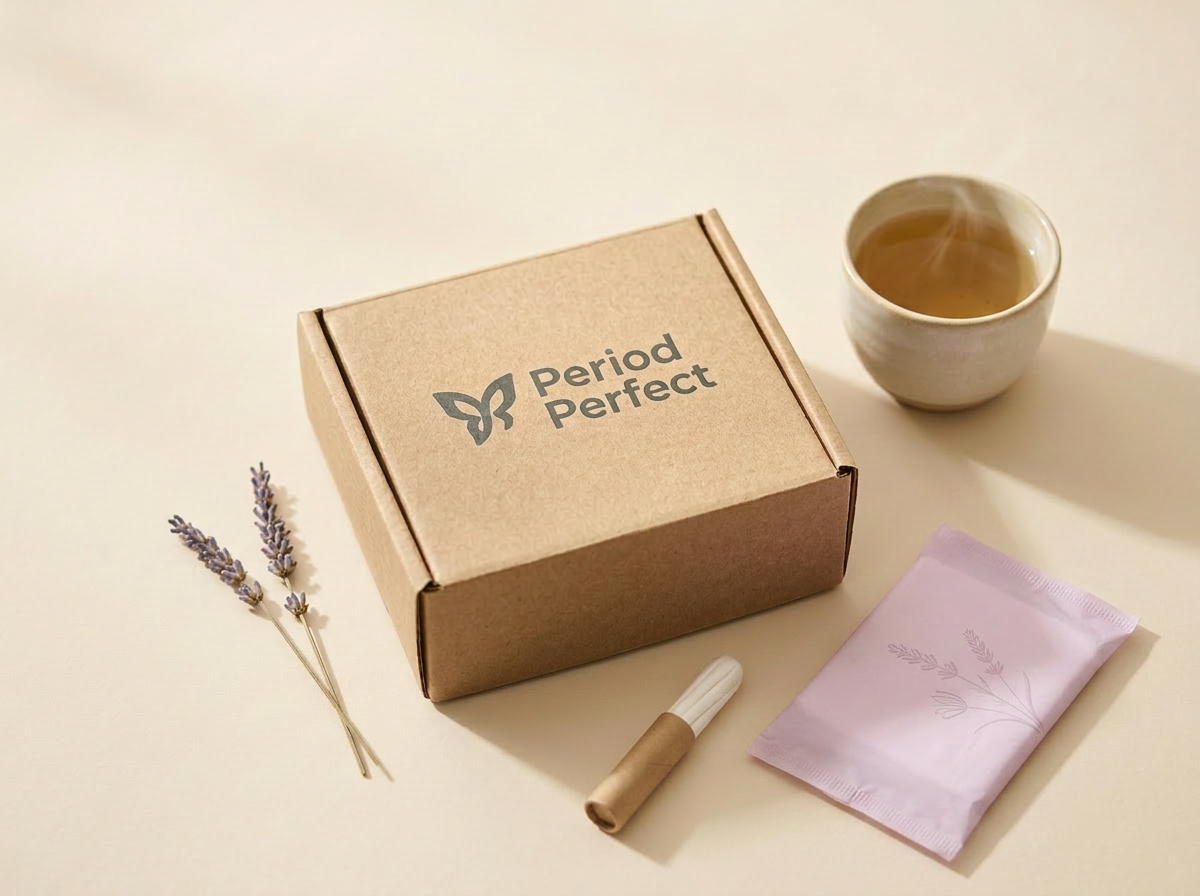 A curated Period Perfect care box